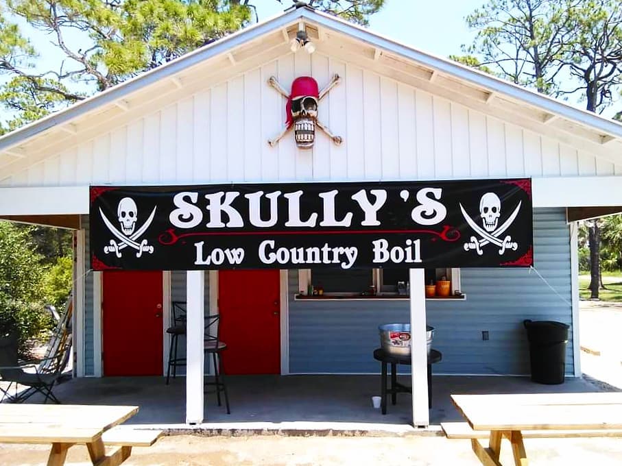 Cape San Blas Restaurants - Skully’s Low Country Boil - Original Photo