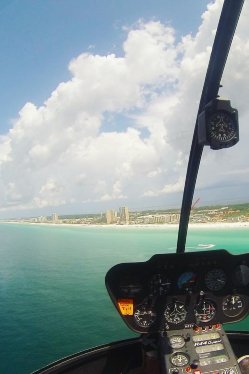 Destin Things To Do - Beach Helicopter - Original Photo