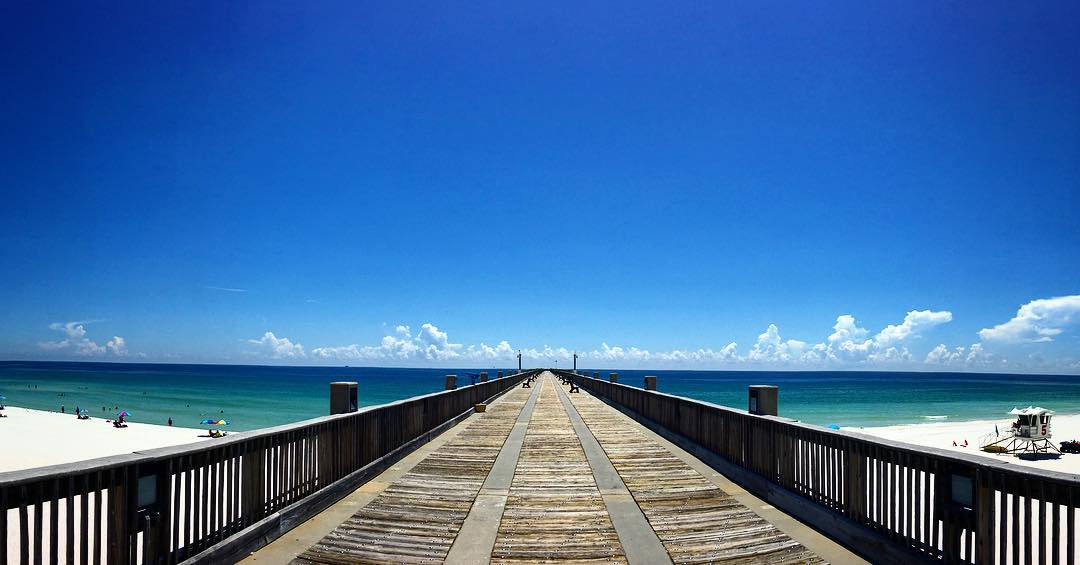 Pensacola Beach Things To Do - Pensacola Beach Gulf Pier - Original Photo