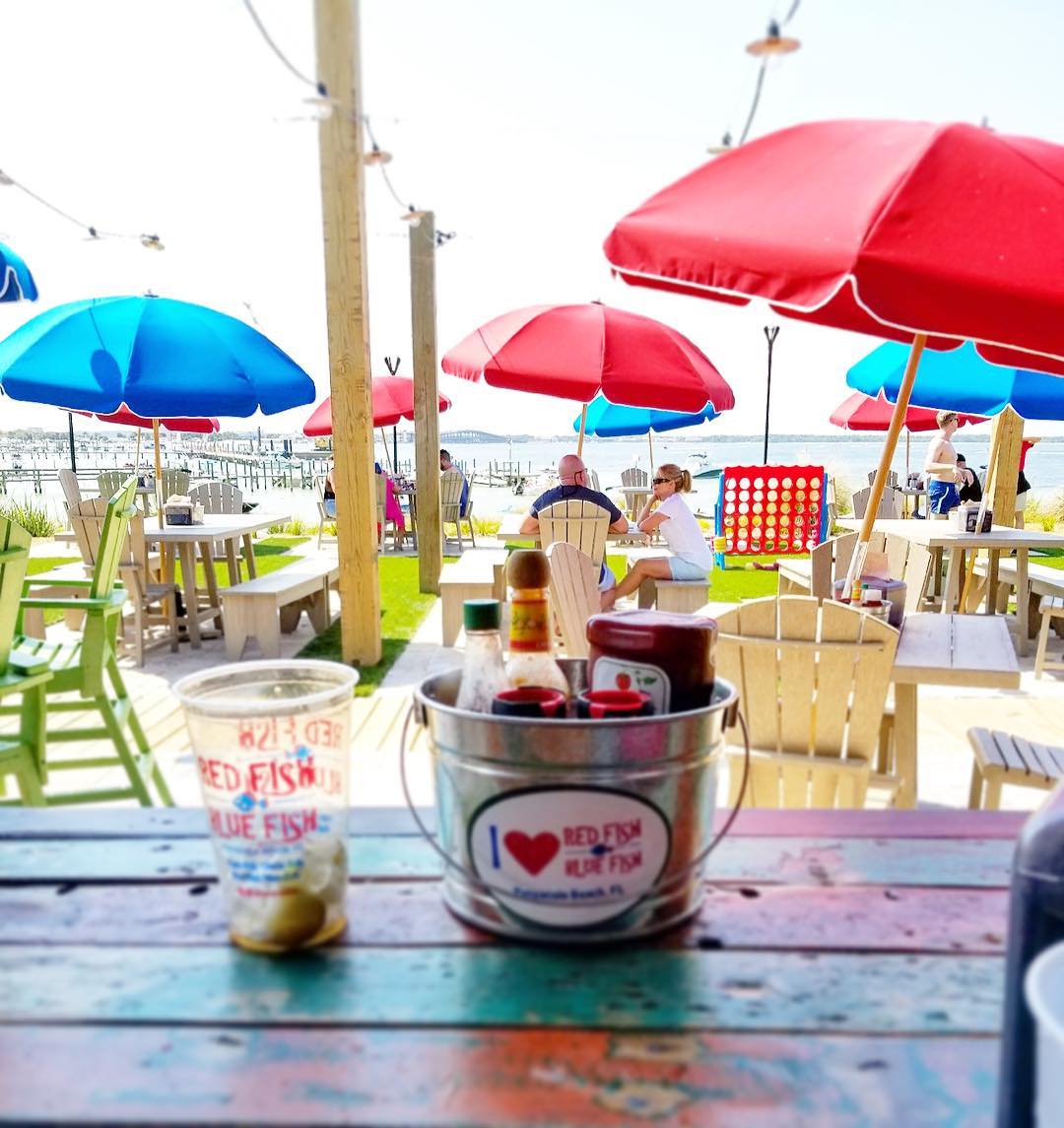 Pensacola Beach Restaurants - Red Fish Blue Fish - Original Photo