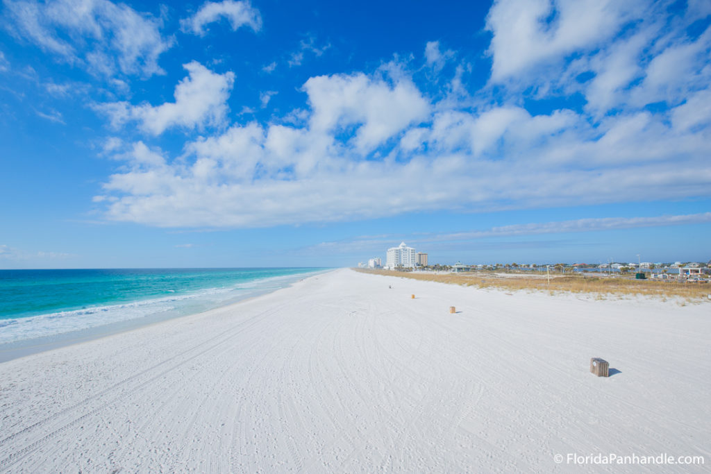 pensacola, casino beach, blue sky, sunny day