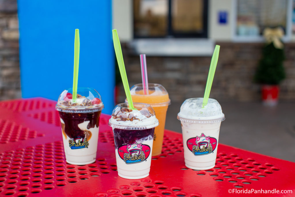 four different types of frozen custard