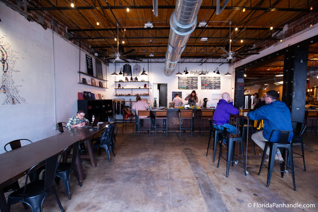 interior of perfect plain brewing company