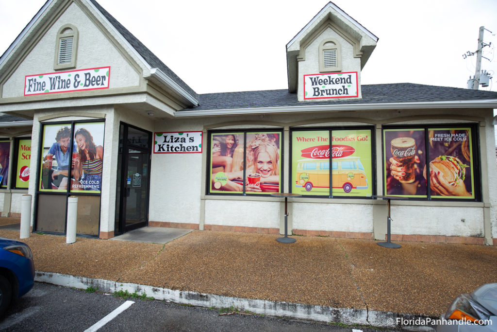 exterior of liza's kitchen, a local eatery in PCB