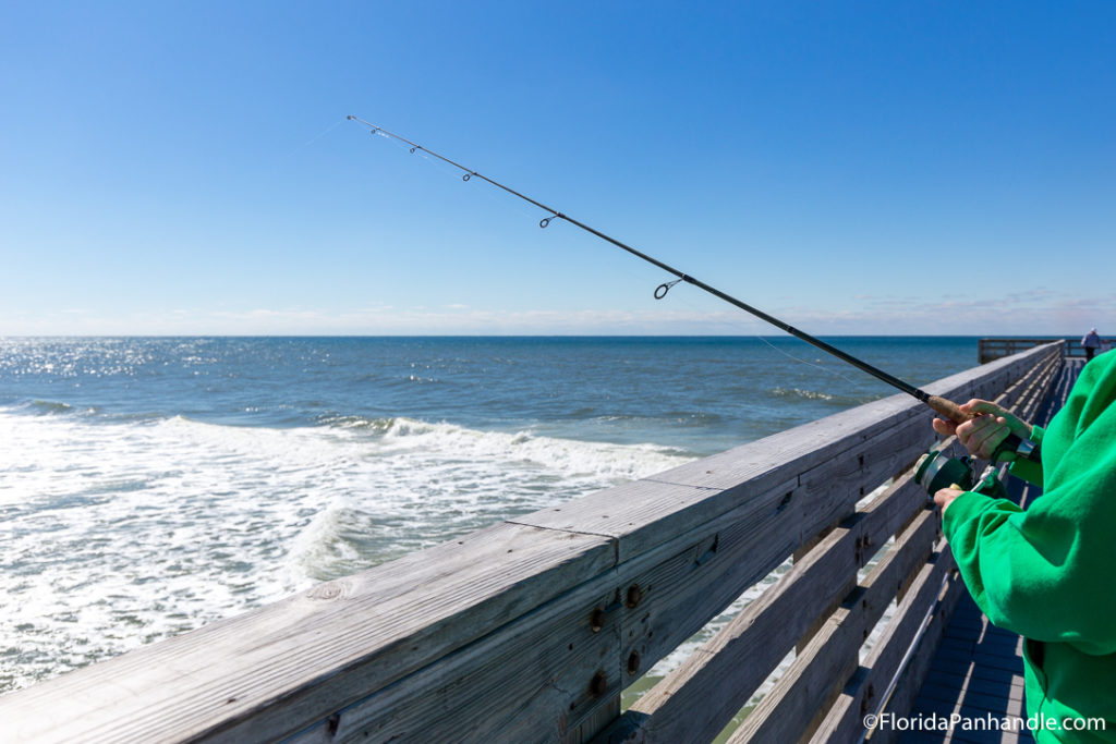 fishing on the pier