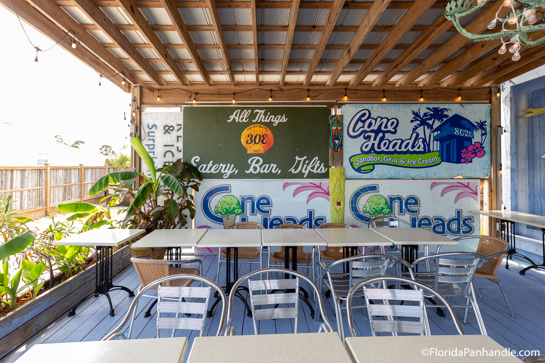 Cape San Blas Restaurants - Cone Heads 8020 - Original Photo