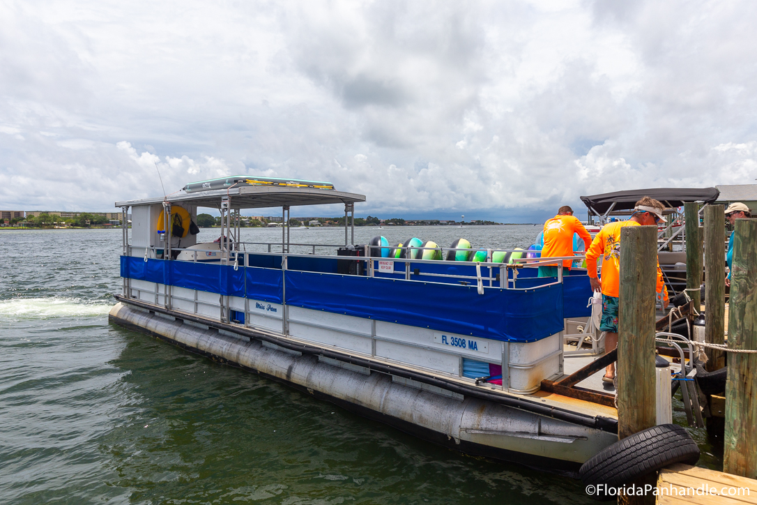 Destin Things To Do - Crab Island Water Taxi - Original Photo