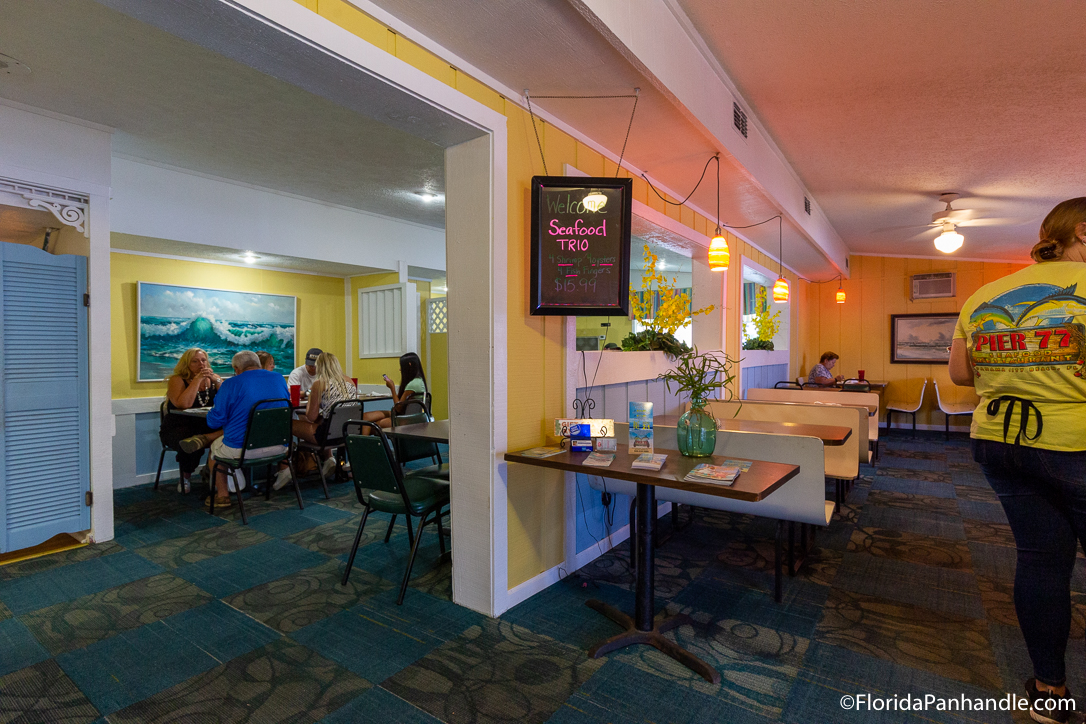 Panama City Beach Restaurants - Pier 77 Seafood Restaurant - Original Photo
