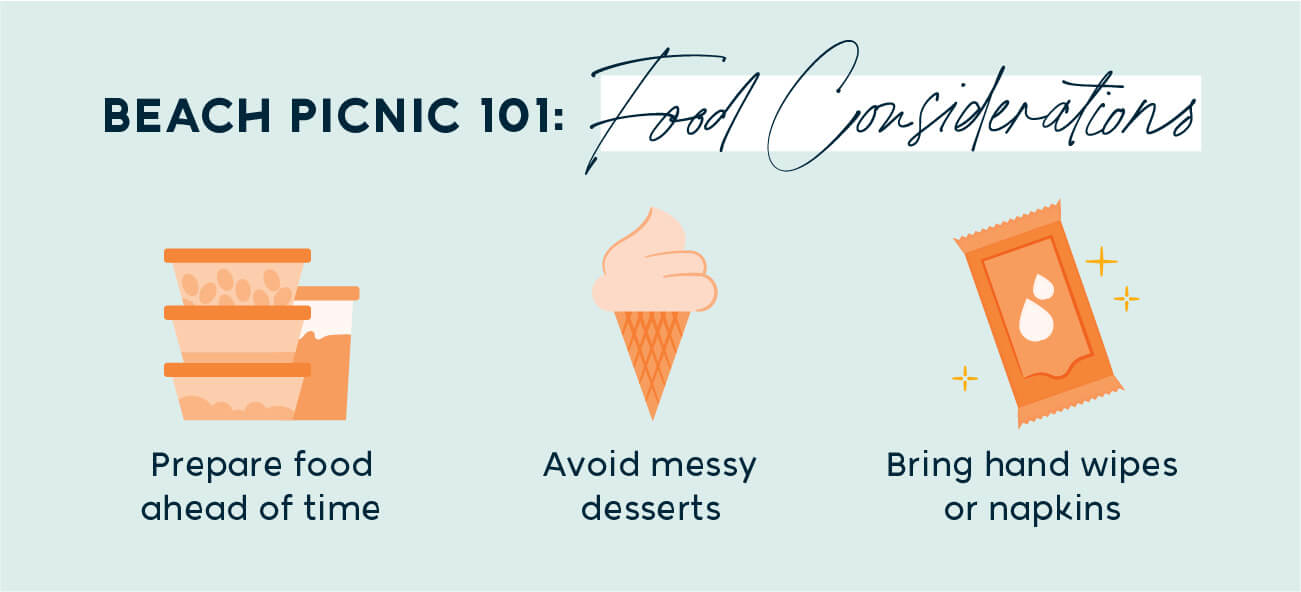 food considerations for a beach picnic