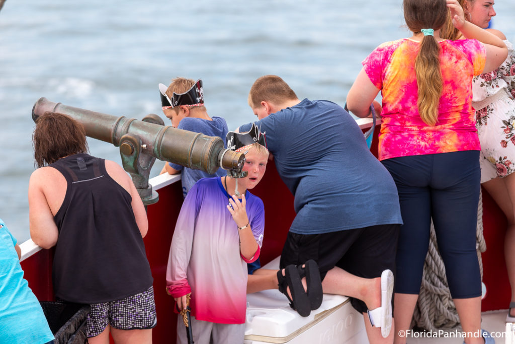 people on a boat in the water at Sea Dragon Pirate Cruise