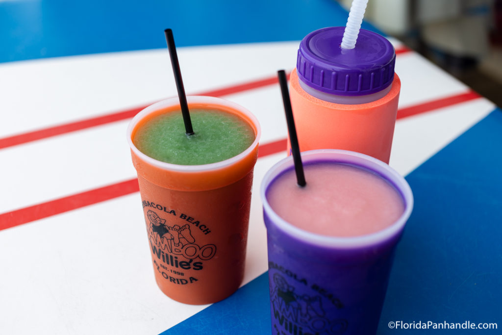 frozen cocktails, bamboo willies, pensacola florida