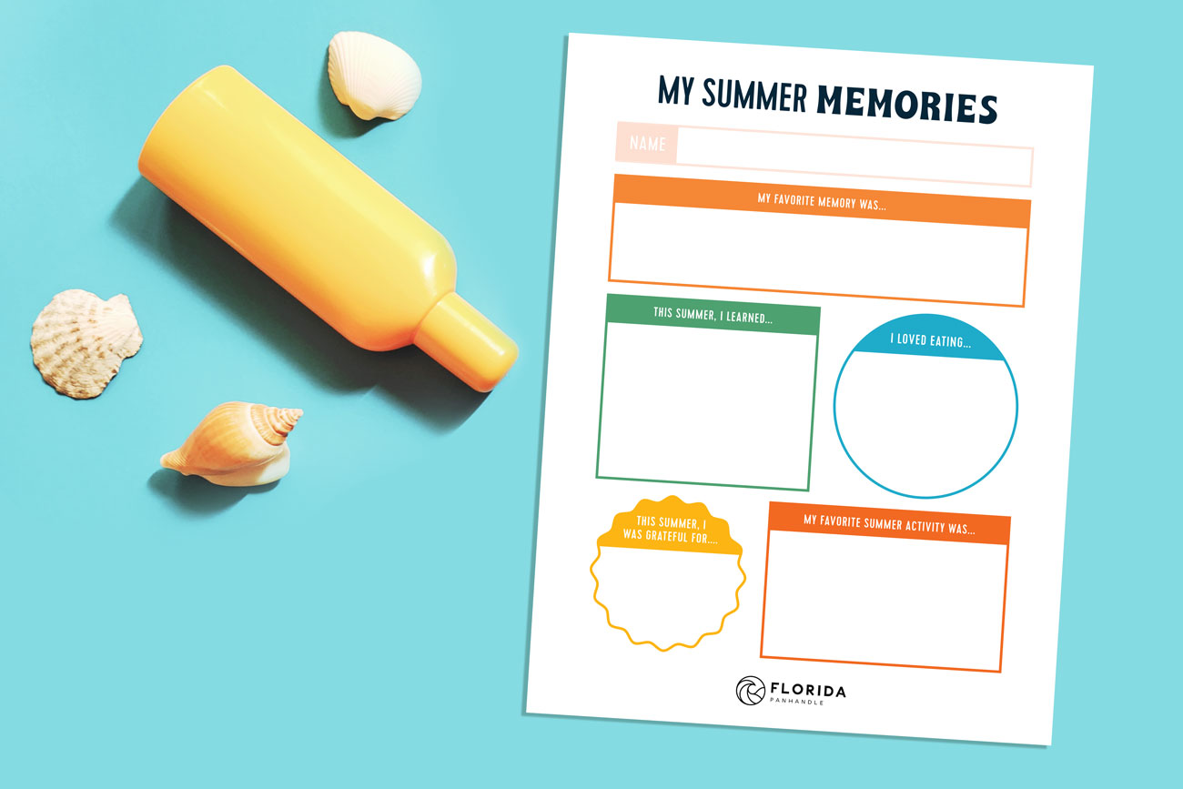 my summer memories template