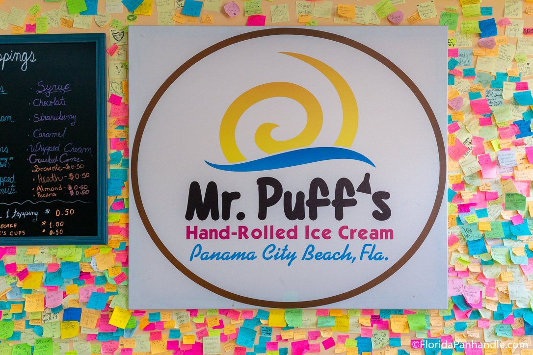 Panama City Beach Restaurants - Mr. Puff’s Hand-Rolled Ice Cream - Original Photo