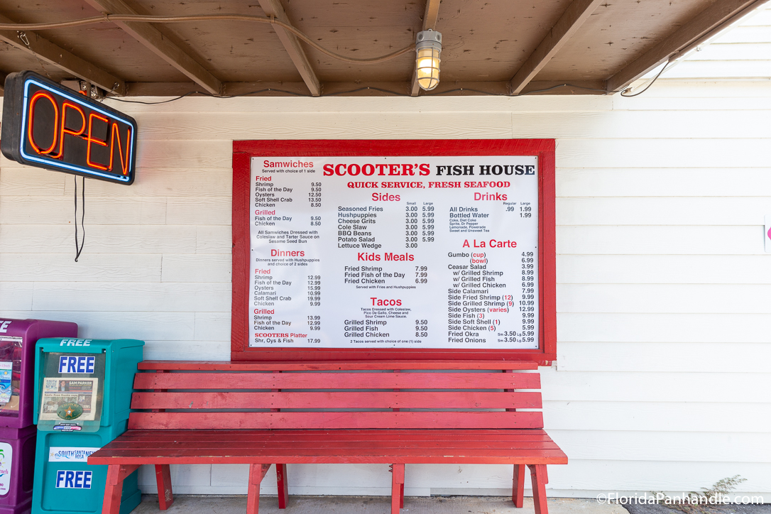 Pensacola Beach Restaurants - Scooter’s Fish House - Original Photo
