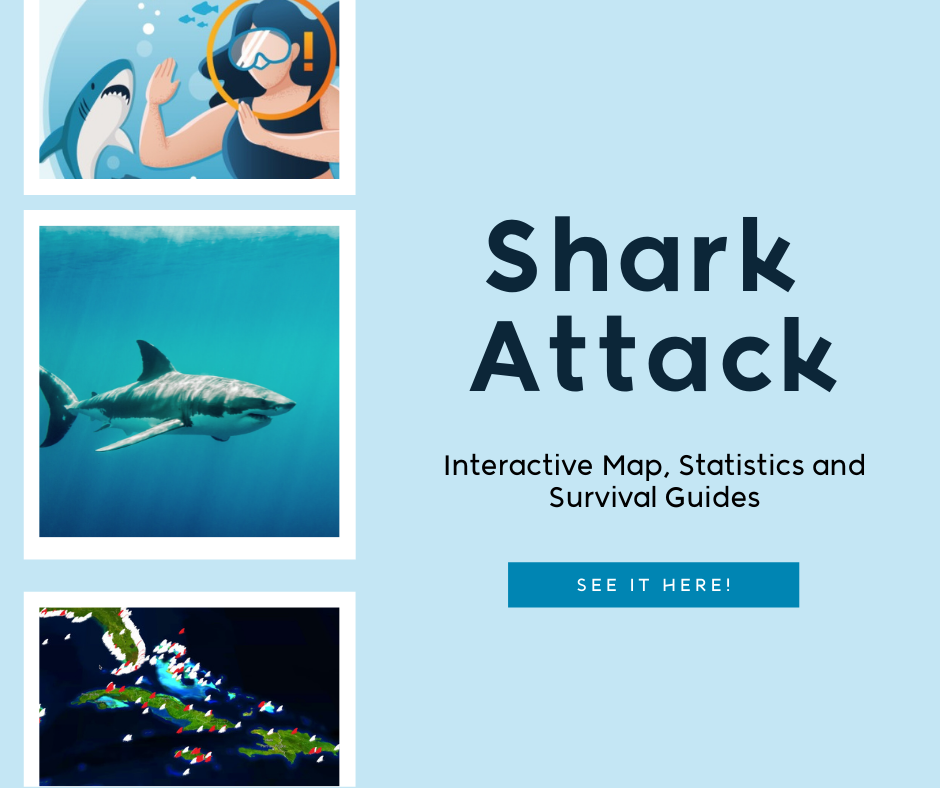 shark attack map and survival guide