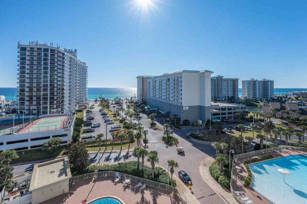 view of the beach, condo, resorts in destin