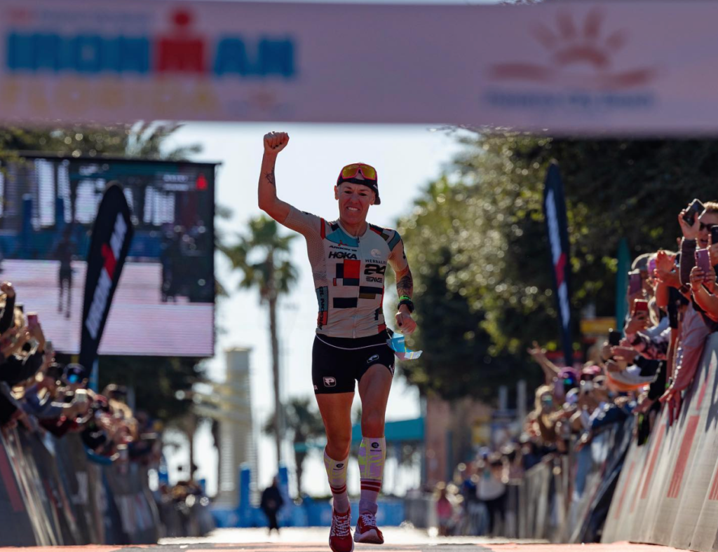 woman running, IRONMAN florida, race, foot race