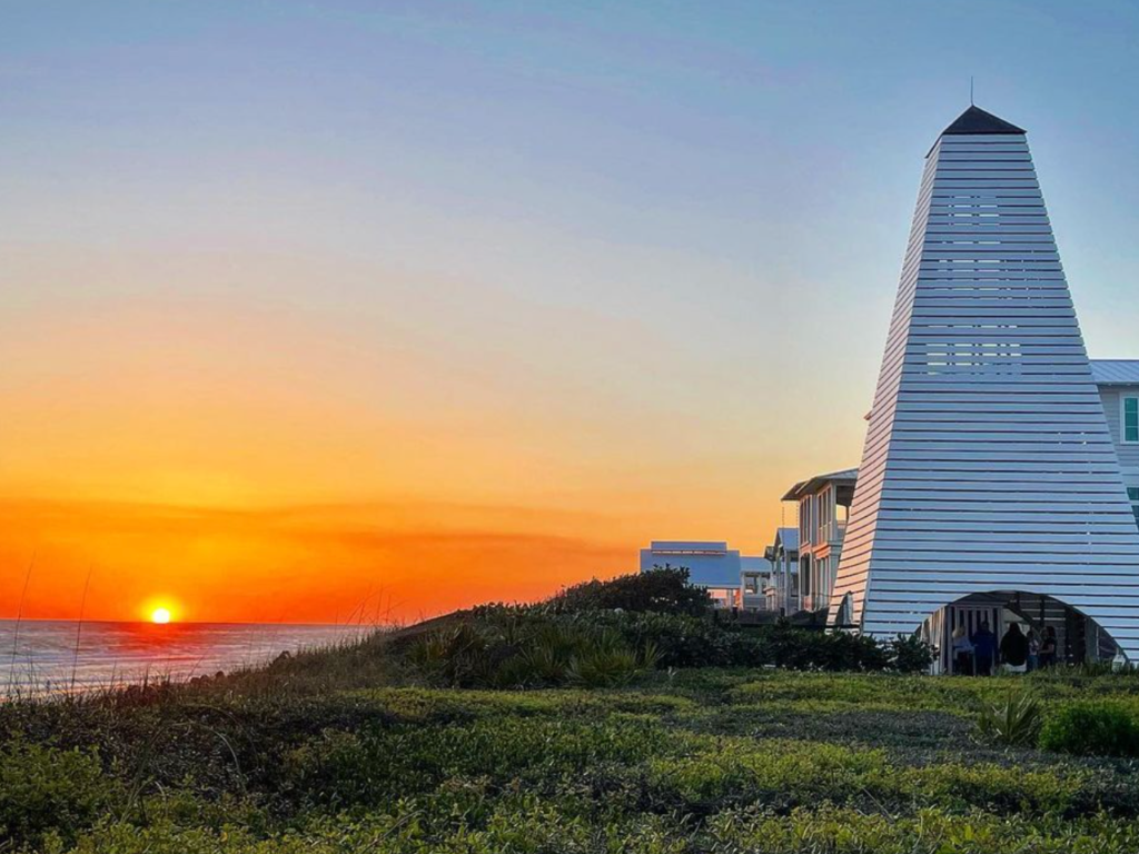 The Truman Show, Coleman Beach Pavilion Tower, Seaside Florida